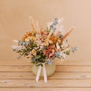 Flores preservadas en cerámica